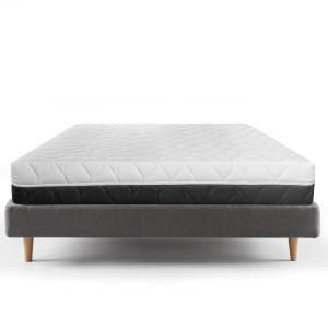 Matelas à mémoire haute densité 100x190 - 20cm - Housse amo…