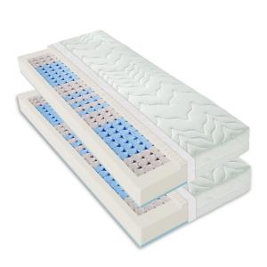 Matelas à ressorts ensachés 200x200 ferme & très ferme, hau…