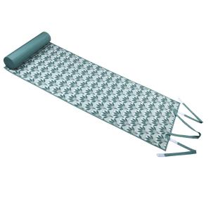 Matelas de plage à motif géométrique polyester vert 150x70…