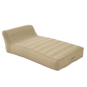 Matelas en polypropylène beige 160x82x50 cm