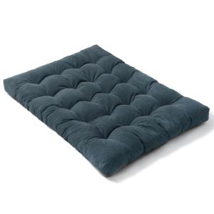 Matelas futon 140x190 cm bleu foncé