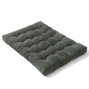 Matelas futon 140x190 cm gris foncé