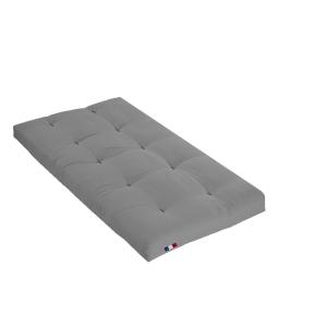 Matelas futon coeur latex ferme 13cm gris 90x200