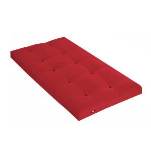 Matelas futon Coton Rouge 90x190