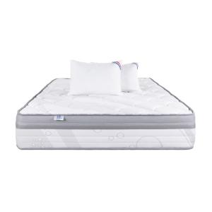 Matelas  mousse haute densité  140x190 cm avec oreillers