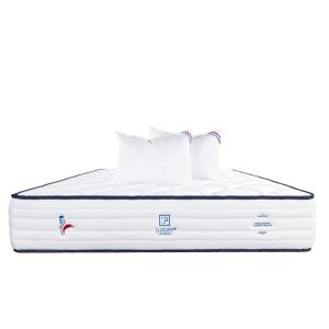 Matelas  ressorts ensachés  140x190 cm avec oreillers