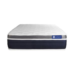 Matelas Ressorts ensachés et mémoire de forme 80x200