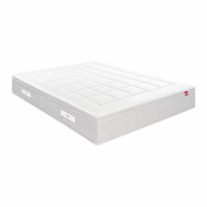 Matelas ressorts ensachés, mémoire de forme et laine 120x19…