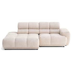 Matera - canapé d'angle gauche 3 places avec têtières régla…