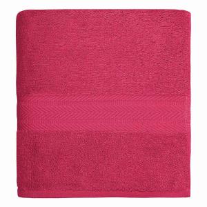 Maxi drap de bain 550 g/m²  rose indien 100x150 cm