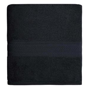 Maxi drap de bain 550gr/m²  noir 100x150 cm