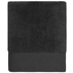 Maxi drap de bain coton peigné 560 g/m² Noir 100x150 cm