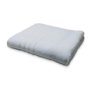 Maxi Drap de bain uni en Coton Gris clair 90x150 cm