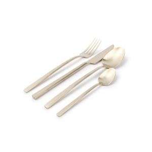 Ménagère en métal de  or en métal - set/16
