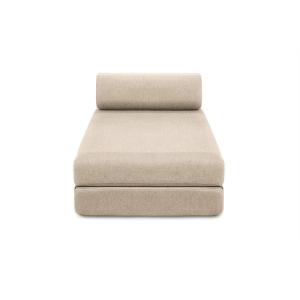 Méridienne convertible et modulable 3 places en tissu lisse…