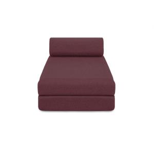 Méridienne convertible et modulable 3 places en tissu lisse…