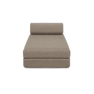 Méridienne convertible et modulable 3 places en tissu lisse…