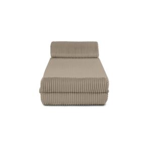 Méridienne convertible et modulable 3 places en velours tau…