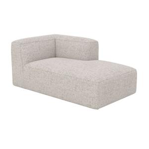 Méridienne d'angle à droite pour canapé modulable en tissu…