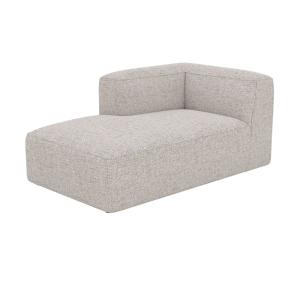 Méridienne d'angle à gauche pour canapé modulable en tissu…