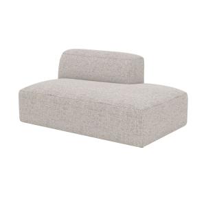 Méridienne dossier à gauche pour canapé modulable en tissu…