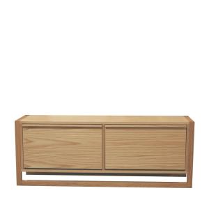 Meuble à chaussures 2 compartiments en bois L120cm - Bois c…