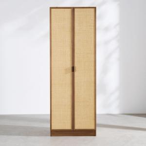 Meuble à chaussures 2 portes battantes L60