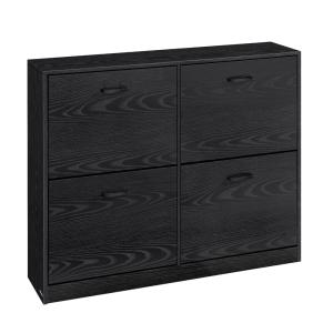 Meuble à chaussures 4 portes battantes 24 x 105,5 x 82,7 cm…