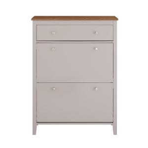 Meuble à chaussures avec un tiroir marron 80.2x25.1x108.2cm