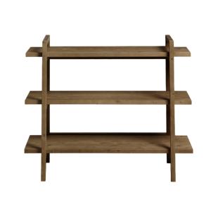Meuble à chaussures bois et rotin marron 120 cm