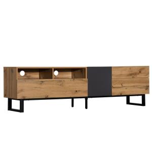 Meuble à chaussures en bois rustique avec rangements