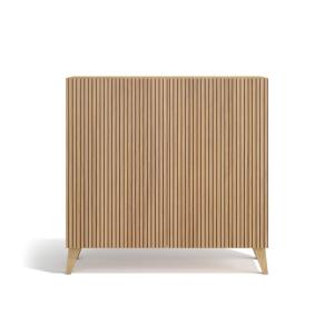 Meuble à chaussures en mélamine chêne doré portes imprimées…