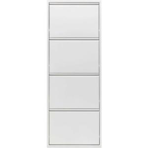 Meuble à chaussures en métal blanc cabinet