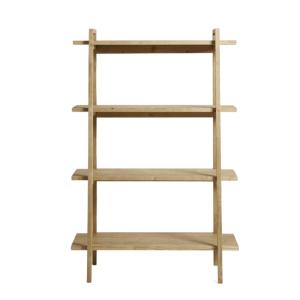 Meuble à chaussures en sapin avec portes en rotin naturel