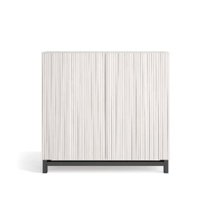 Meuble à chaussures mélamine blanc portes imprimées blanc 9…