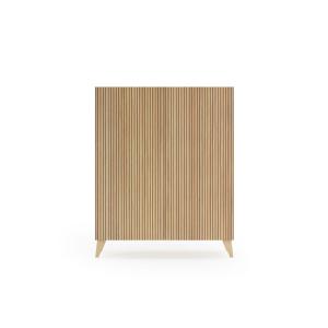 Meuble à chaussures mélaminé chêne doré portes imprimées 10…