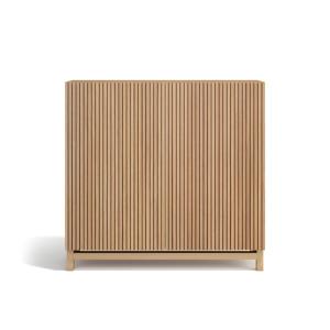 Meuble à chaussures mélaminé chêne doré portes imprimées 90…