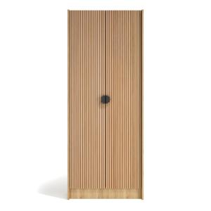 Meuble à chaussures mélamine chêne portes imprimées chêne 1…