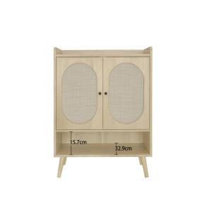 Meuble à chaussures rangement d'entrée moderne avec portes