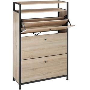 Meuble à chaussures style industriel en panneau aggloméré b…