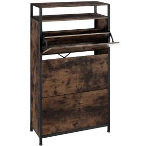 Meuble à chaussures style industriel en panneau aggloméré b…