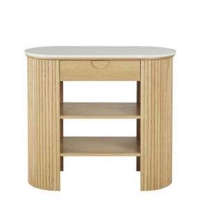 Meuble bas cuisine 1 tiroir bicolore