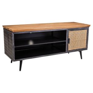 Meuble bas noir 120x40x56,5h cm