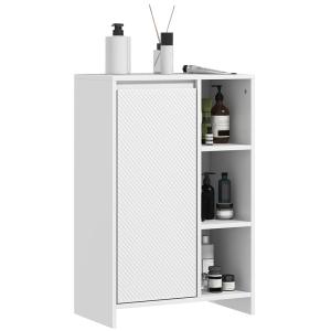 Meuble bas salle de bain contemporain porte étagère 3 niche…