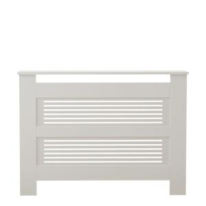 Meuble cache radiateur L112 cm - Blanc