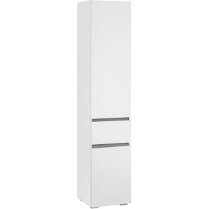 Meuble colonne de salle de bain 2 portes 1 tiroir effet boi…