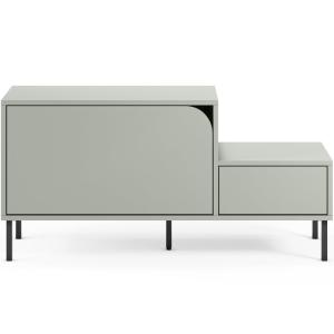 Meuble d'entrée 2 portes vert 120 cm