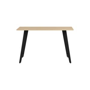 Meuble d’entrée-console en mélamine et métal chêne 76×120×4…
