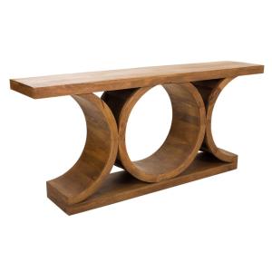 Meuble d'entrée en bois marron 173x36x77