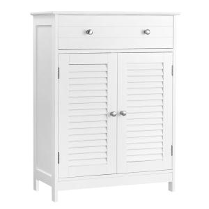 Meuble de rangement armoire blanc 60 x 30 x 80 cm